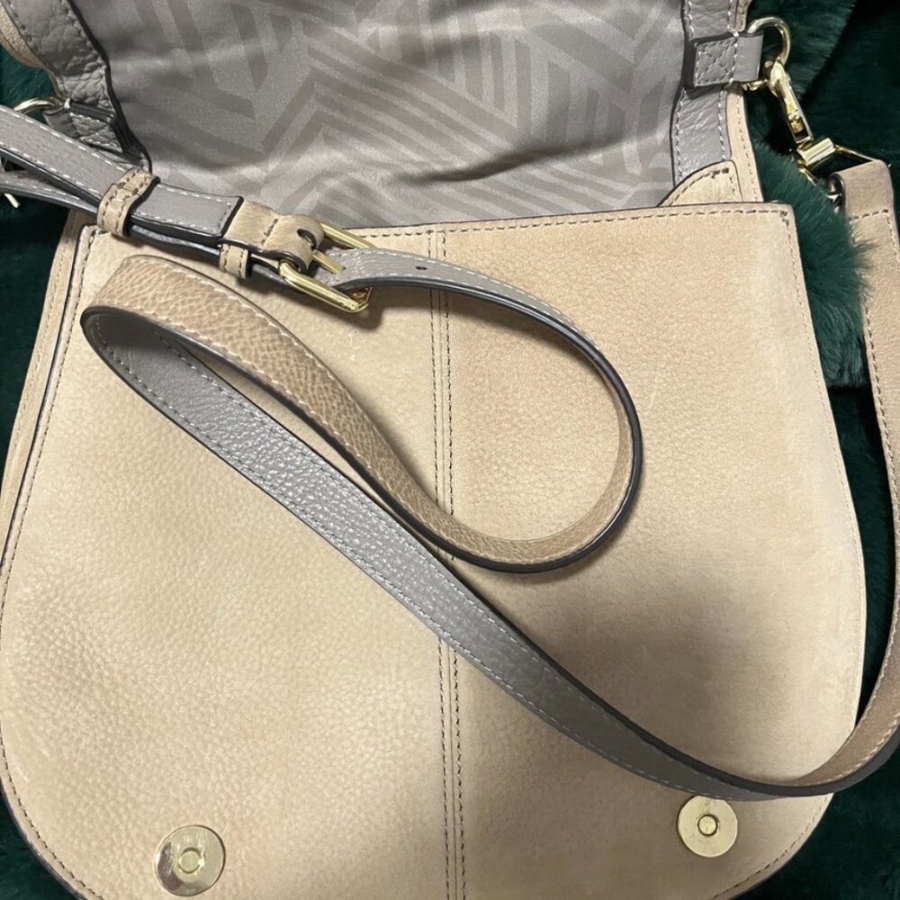 Rebecca Minokff Brown Leather Vanity Saddle Bag - Picture 8 of 8